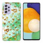 For Samsung Galaxy A53 5G 2.0mm Airbag Shockproof TPU Phone Case(Gold Heart) - 1