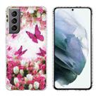 For Samsung Galaxy S21 5G 2.0mm Airbag Shockproof TPU Phone Case(Dancing Butterflies) - 1