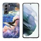For Samsung Galaxy S21 5G 2.0mm Airbag Shockproof TPU Phone Case(Whale) - 1