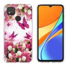 For Xiaomi Redmi 9C / Redmi 9 India 2.0mm Airbag Shockproof TPU Phone Case(Dancing Butterflies) - 1