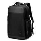 USB Rechargeable Anti-splashing Anti-theft Computer Backpack(Black) - 1