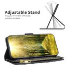 For iPhone X / XS Diamond Lattice Zipper Wallet Leather Flip Phone Case(Black) - 6
