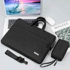 Handbag Laptop Bag Inner Bag with Shoulder Strap/Power Bag, Size:14 inch(Black) - 1