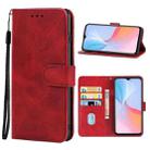 For vivo Y21s Leather Phone Case(Red) - 1