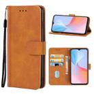 For vivo Y21s Leather Phone Case(Brown) - 1