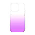 For iPhone 14 Pro PC Symphony Gradient Phone Case(Purple) - 1