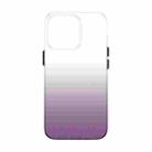 For iPhone 14 Plus PC Symphony Gradient Phone Case (Grey) - 1