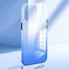 For iPhone 12 Pro Max PC Symphony Gradient Phone Case(Blue) - 3