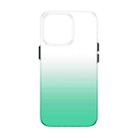 For iPhone 12 Pro Max PC Symphony Gradient Phone Case(Green) - 1