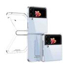 For Samsung Galaxy Z Flip4 Electroplating Transparent Phone Case(Transparent) - 1