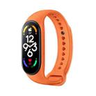 For Xiaomi Mi Band 7 Original Xiaomi Silicone Watch Band(Orange) - 1