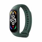 For Xiaomi Mi Band 7 Original Xiaomi Silicone Watch Band(Army Green) - 1