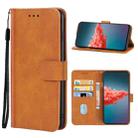 For ZTE Axon 20 5G Leather Phone Case(Brown) - 1