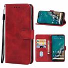 For Nokia G50 Leather Phone Case(Red) - 1