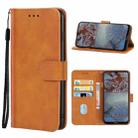 For Nokia G10 Leather Phone Case(Brown) - 1