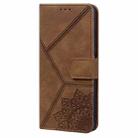 For Samsung Galaxy A51 4G Geometric Mandala Embossed Leather Phone Case(Brown) - 2