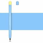 Contrasting Color Series Liquid Silicone Protective Case For Honor Magic Pencil 2(Sky Blue) - 1