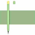 Contrasting Color Series Liquid Silicone Protective Case For Honor Magic Pencil 2(Green Grass) - 1