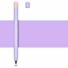 Contrasting Color Series Liquid Silicone Protective Case For Honor Magic Pencil 2(Lavender Purple) - 1