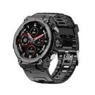 Q666K 1.28 inch TFT Screen Rugged Smart Watch(Black) - 1