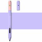 Contrasting Color Series Liquid Silicone Protective Case For MicroSoft Surface Pen(Lavender Purple) - 1