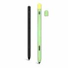 Contrasting Color Series Liquid Silicone Protective Case For Samsung Galaxy Tab S Pen Pro(Green Grass) - 1