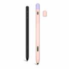 Contrasting Color Series Liquid Silicone Protective Case For Samsung Galaxy Tab S Pen Pro(Pink) - 1