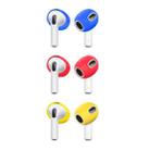 3 Pairs Earphone Silicone Earmuffs For AirPods 3(Blue+Red+Yellow) - 1