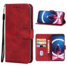 For ZTE Nubia Red Magic 7S Pro Leather Phone Case(Red) - 1