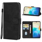For vivo Y77 Leather Phone Case(Black) - 1