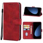 For Xiaomi 12S Leather Phone Case(Red) - 1