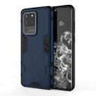 For Galaxy S20 Ultra 3 in 1 Full Coverage Shockproof PC + TPU Protective Case(Navy Blue) - 1