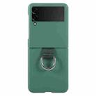 For Samsung Galaxy Z Flip3 5G Macaron Color Silicone Soft Phone Case(Green) - 1