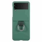 For Samsung Galaxy Z Flip4 Macaron Color Silicone Soft Phone Case(Green) - 1