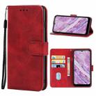 For Nokia C10 Leather Phone Case(Red) - 1