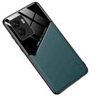 For OPPO A57 5G All-inclusive Leather + Organic Glass Phone Case(Green) - 1