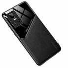For OPPO Realme GT Neo3 All-inclusive Leather + Organic Glass Phone Case(Black) - 1