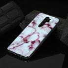 For Xiaomi Redmi Note 8 Pro Marble Pattern Soft TPU Protective Case(Red) - 1