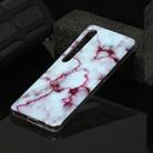For Xiaomi Mi 10 Marble Pattern Soft TPU Protective Case(Red) - 1