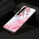 For Xiaomi Mi 10 Marble Pattern Soft TPU Protective Case(Plum Blossom) - 1