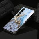 For Xiaomi Mi 10 Marble Pattern Soft TPU Protective Case(Sea Blue) - 1