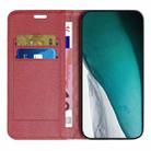 For iPhone 12 / 12 Pro S11 RFID Diamond Lattice Flip Leather Phone Case(Red) - 5