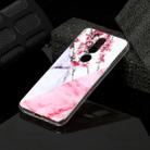 For Nokia 7.1 Marble Pattern Soft TPU Protective Case(Plum Blossom) - 1