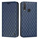 For vivo Y12 / Y15 / Y17 / Y11 S11 RFID Diamond Lattice Flip Leather Phone Case(Blue) - 1