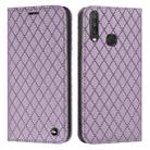 For vivo Y12 / Y15 / Y17 / Y11 S11 RFID Diamond Lattice Flip Leather Phone Case(Purple) - 1