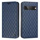 For Google Pixel 7 S11 RFID Diamond Lattice Flip Leather Phone Case(Blue) - 1