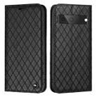 For Google Pixel 7 S11 RFID Diamond Lattice Flip Leather Phone Case(Black) - 1
