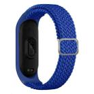 For Xiaomi Mi Band 7 Adjustable Nylon Braided Elasticity Watch Band(Blue) - 1