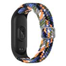 For Xiaomi Mi Band 7 Adjustable Nylon Braided Elasticity Watch Band(Colorful Denim) - 1
