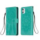 For iPhone 11 Dream Catcher Printing Horizontal Flip Leather Case with Holder & Card Slots & Wallet & Lanyard(Green) - 1